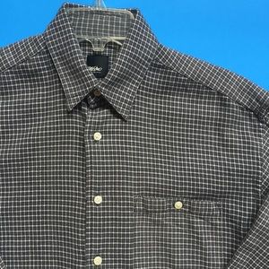 Mossimo Grey Long Sleeve Dress Shirt Button Down